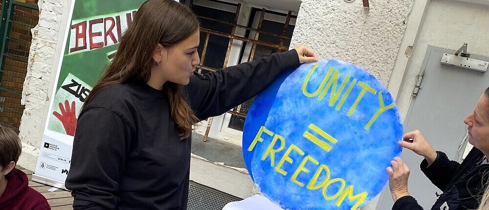 BMS Secondary Students Participate in Berlin Culture Project: Berlin Wall